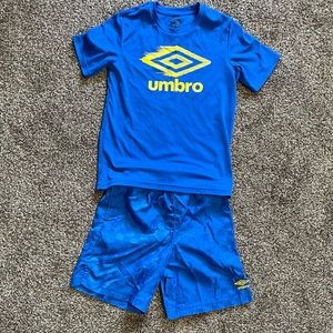 Umbro shorts and top
